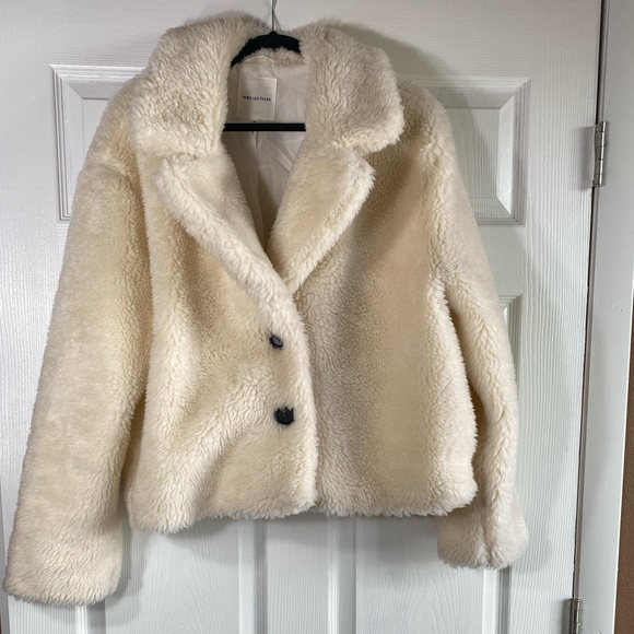 Avec Les Filles Faux Fur Coat Size: XL - Picture 3 of 12